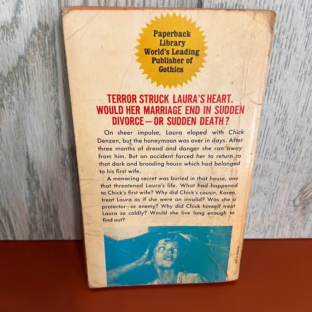 Return to Terror Theresa Charles 1966‎ First Printing Gothic Romance Paperback
